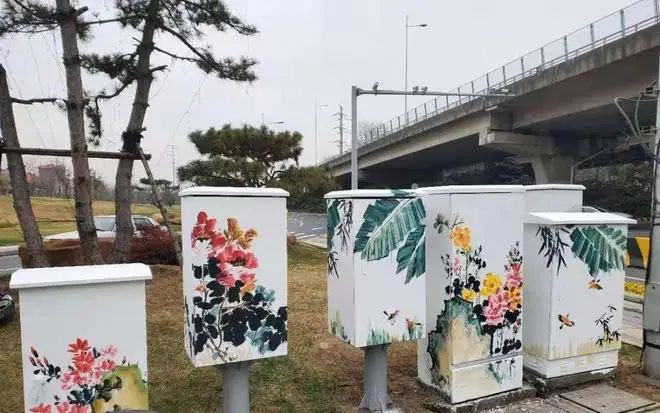 街頭配電箱變身“藝術(shù)品”，成為一道靚麗風(fēng)景線
